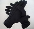 Перчатки зимние черные с лучами