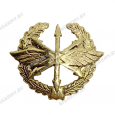 Эмблема войска Связи металлическая с венком