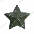 Звезда 20мм метал. защитная гладкая латунь
