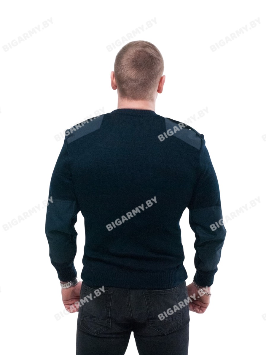 Свитер уставной РБ синий мыс ворот Свитер уставной РБ синий мыс ворот