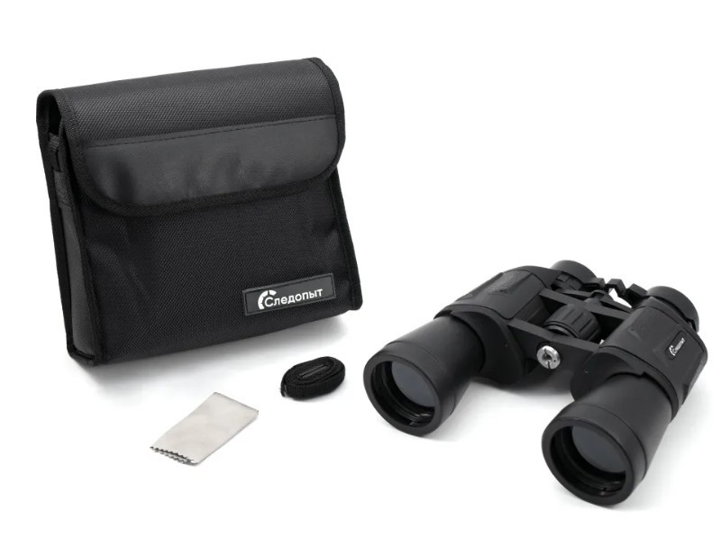 Бинокль Следопыт 10х50 черный Бинокль Следопыт 10х50 черный