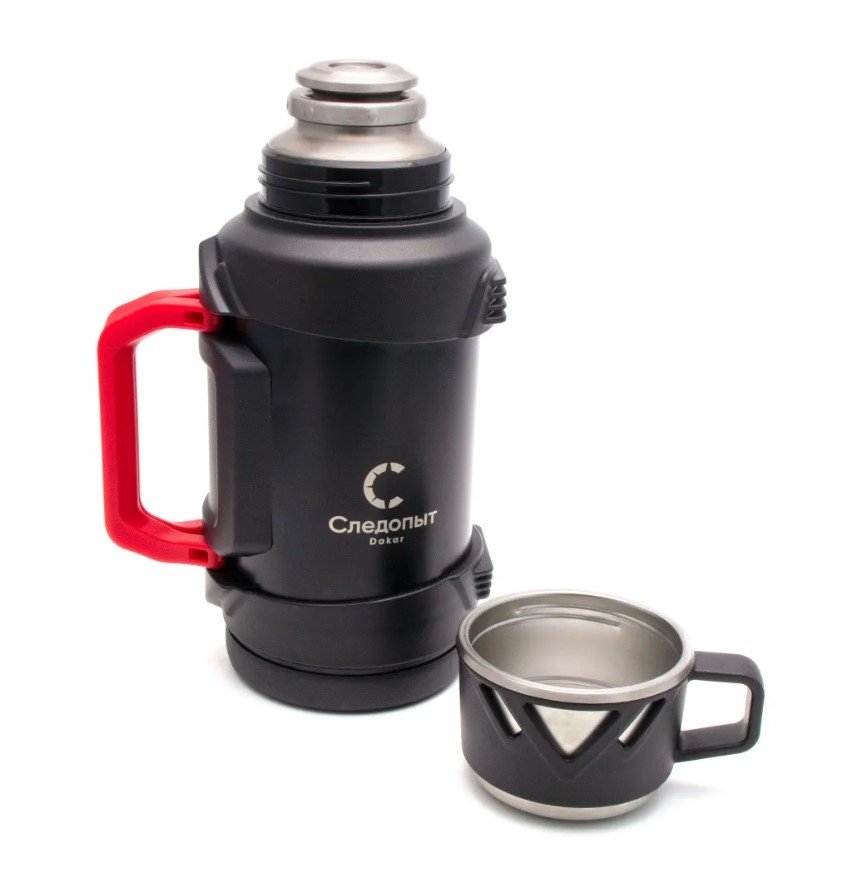 Термос Следопыт DAKAR 1,5 л со складными ручками Термос Следопыт DAKAR 1,5 л со складными ручками