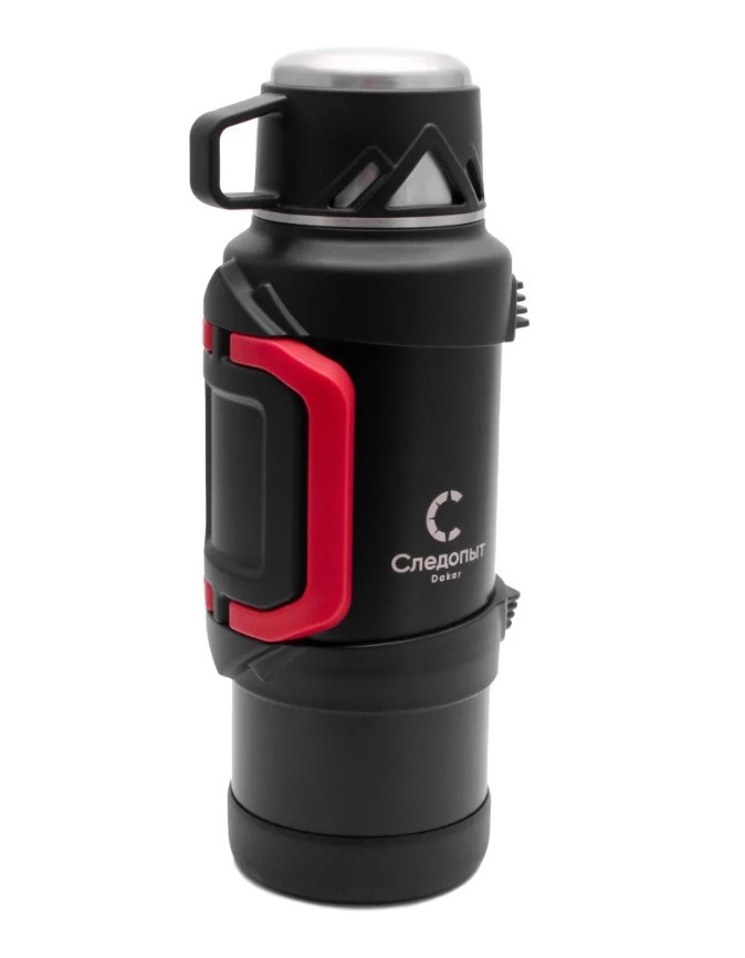 Термос Следопыт DAKAR 1,9 л со складными ручками Термос Следопыт DAKAR 1,9 л со складными ручками