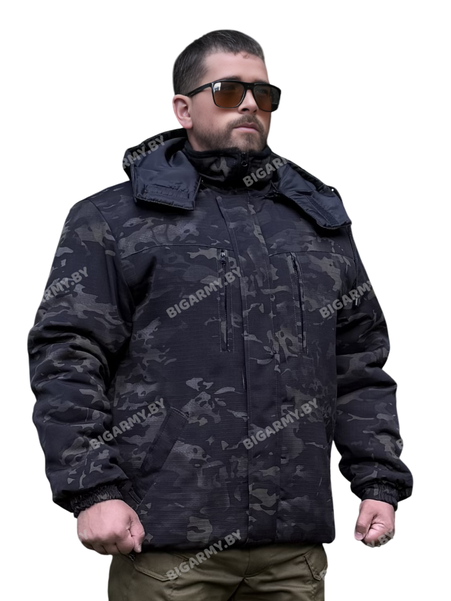 Куртка Winter (-30°С) зимняя Черный мультикам Куртка Winter (-30°С) зимняя Черный мультикам