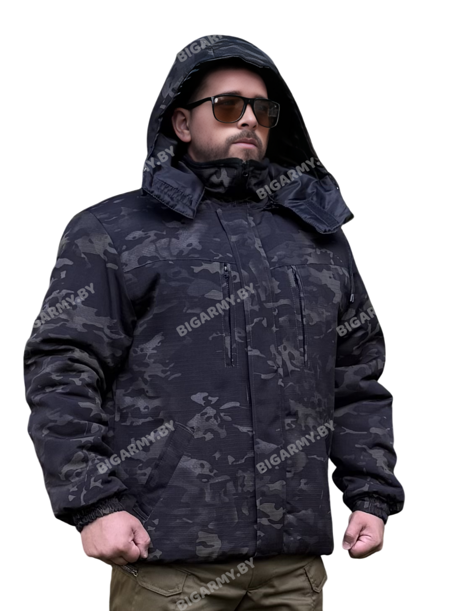 Куртка Winter (-30°С) зимняя Черный мультикам Куртка Winter (-30°С) зимняя Черный мультикам