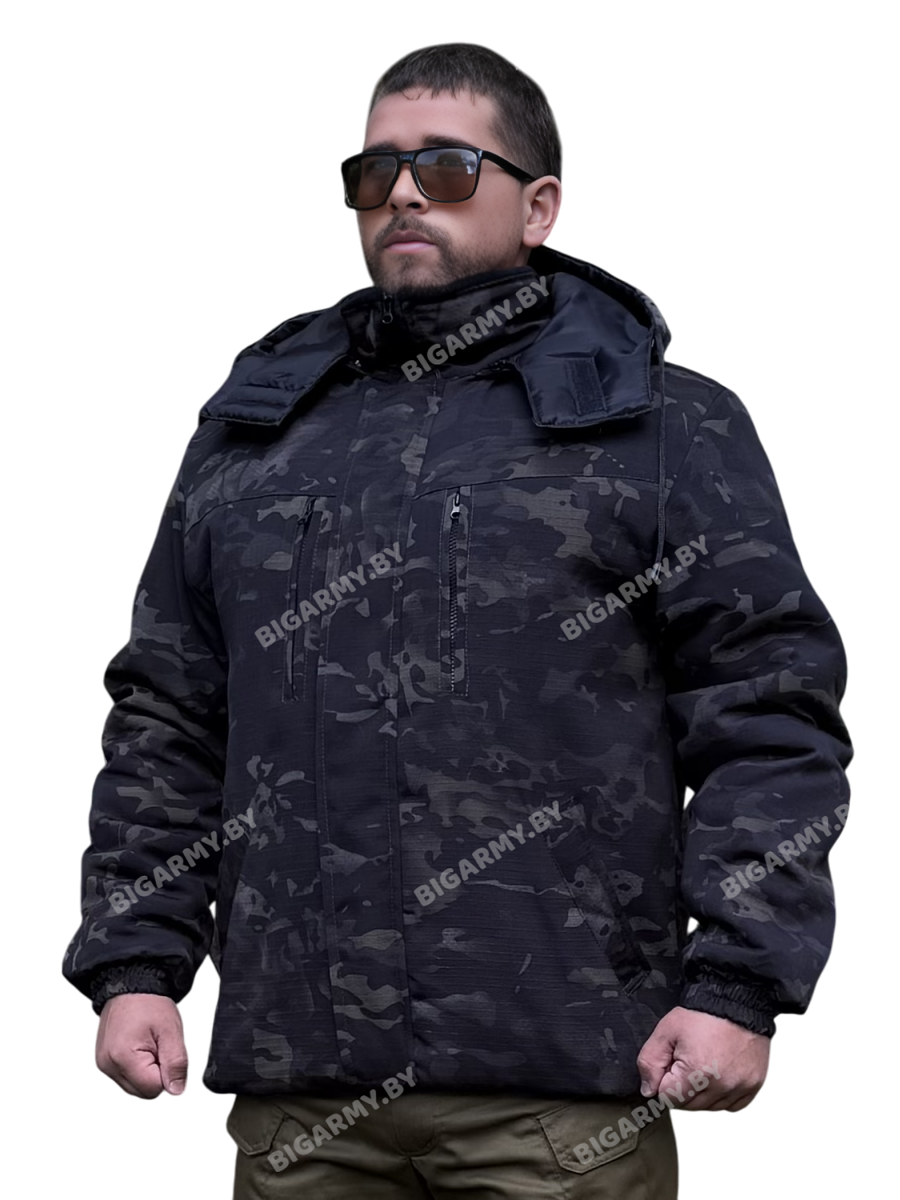 Куртка Winter (-30°С) зимняя Черный мультикам Куртка Winter (-30°С) зимняя Черный мультикам