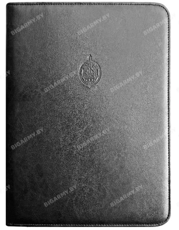 Папка на молнии для документов МВД РБ с карманом и блокнотом Папка на молнии для документов МВД РБ с карманом и блокнотом