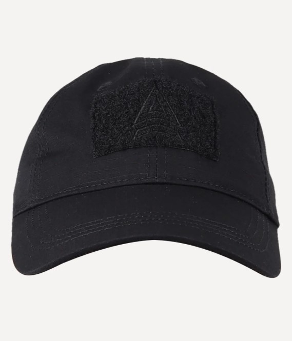 Бейсболка тактическая Сплав черная Бейсболка тактическая Сплав черная