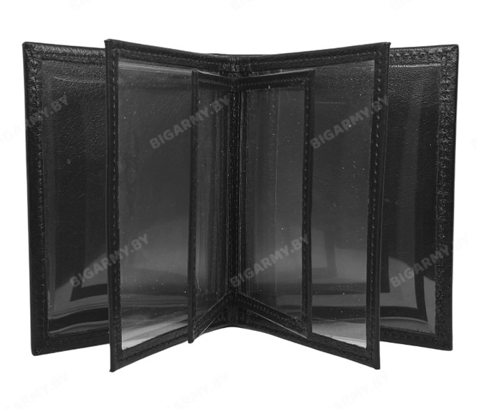 Обложка для автодокументов ГАИ черная Обложка для автодокументов ГАИ черная