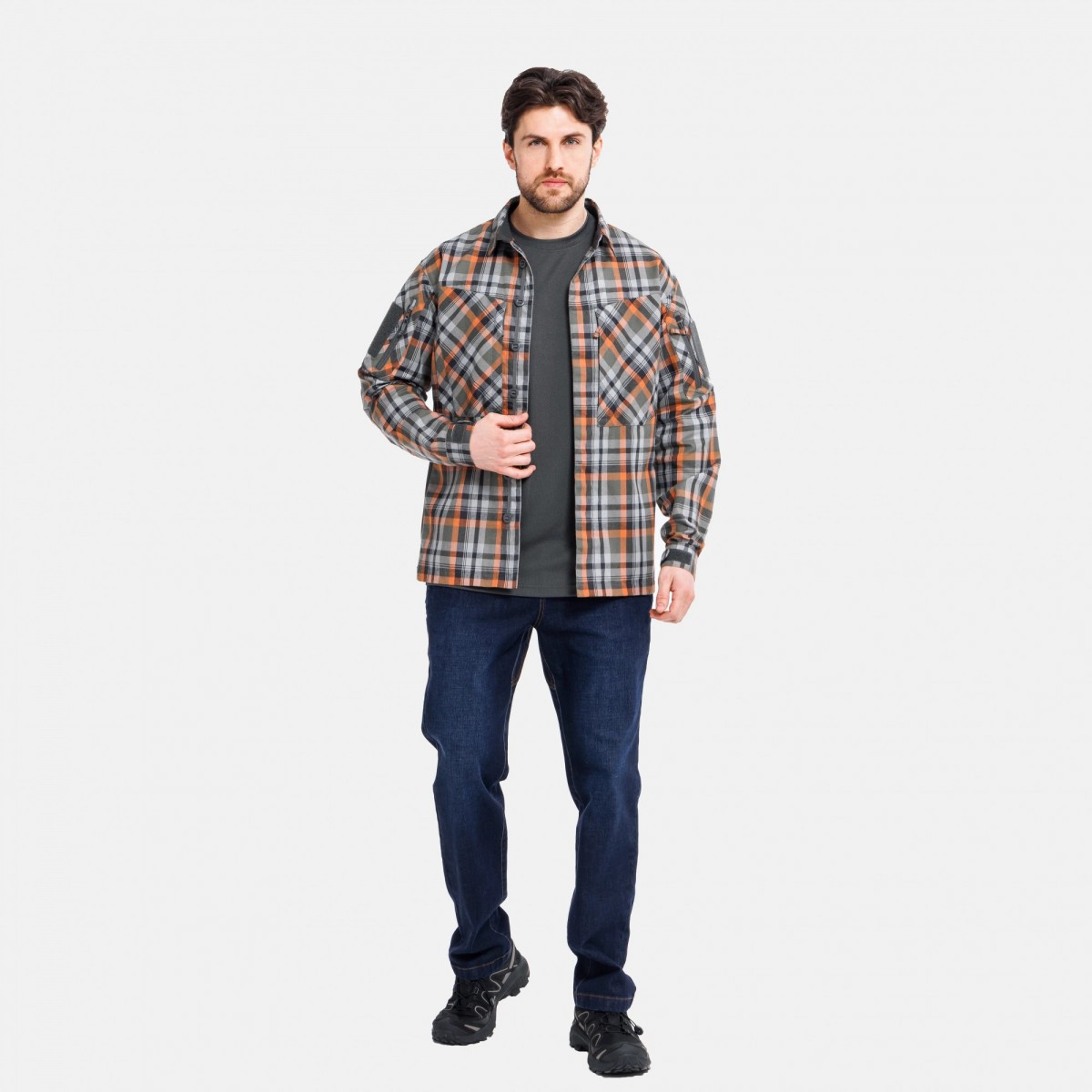 Рубашка Mont Blanc APEX Olive Plaid Рубашка Mont Blanc APEX Olive Plaid