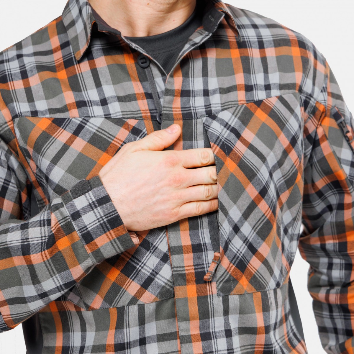 Рубашка Mont Blanc APEX Olive Plaid Рубашка Mont Blanc APEX Olive Plaid