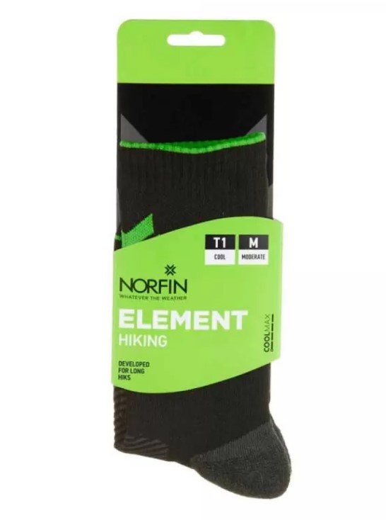 Термоноски Norfin T1M Element Hiking Coolmax Crew Термоноски Norfin T1M Element Hiking Coolmax Crew