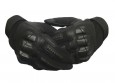 Тактические перчатки черные комбинированные