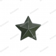 Звезда 13мм метал. защитная гладкая латунь
