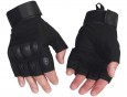 Тактические перчатки беспалые черные 