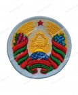 Шеврон Герб РБ на белом фоне (диаметр 6 см)