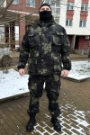 Костюм горка 8 Черный мох утепленная   