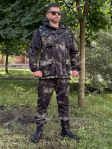 Костюм горка 8 Черный мох утепленная   