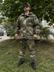 Тактический костюм горка утепленный Мох
