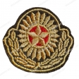 Кокарда офицерская вышитая золото