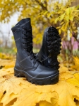 2050 Берцы демисезонные подкладка кожа черные 2050 Берцы демисезонные подкладка кожа черные