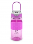 Питьевая бутылка Арктика 0,55 л лавандовая с трубочкой