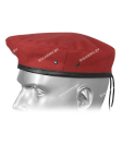 Берет шовный красный