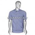 Рубашка МВД форменная офицерская серо-голубая
